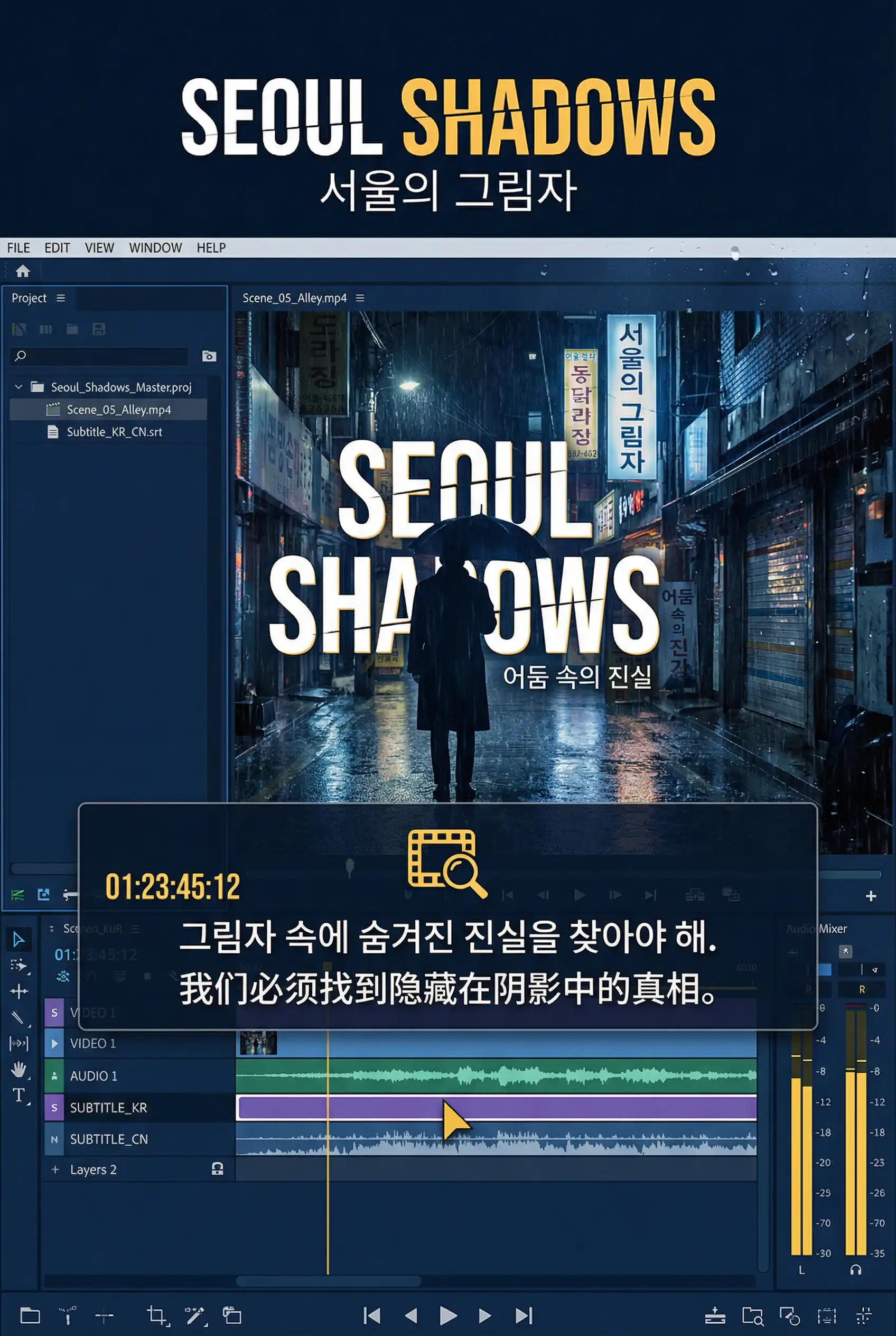 Seoul Shadows 韩语中文字幕 - 国产视频 社区翻译