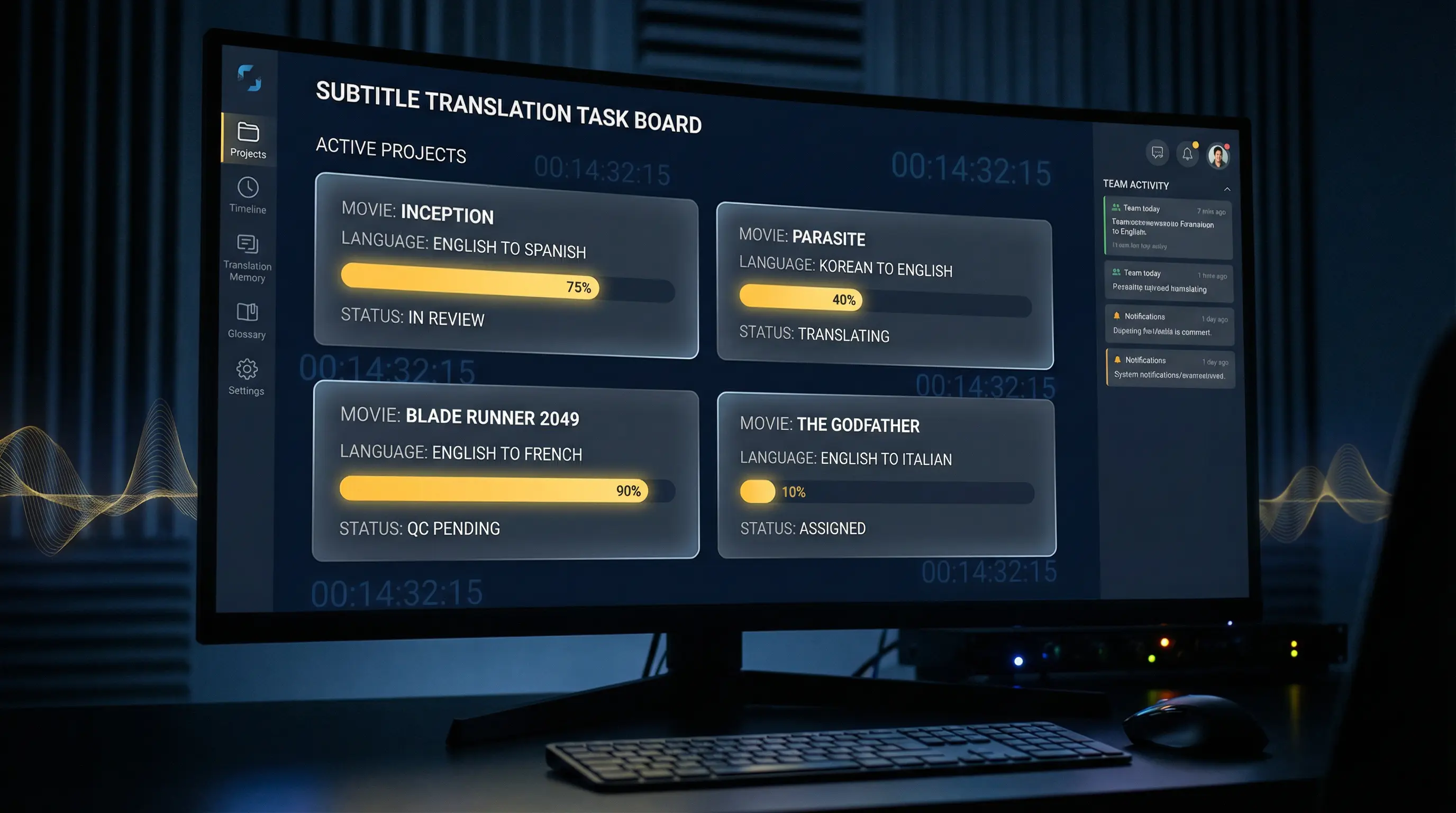 国产视频 三级电影重译任务进度看板
